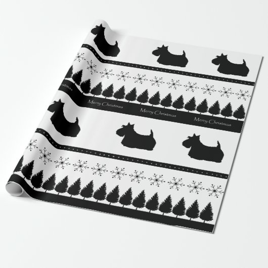 Scottish Terrier Geschenkpapier (Ungerollt)