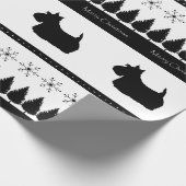 Scottish Terrier Geschenkpapier (Ecke)