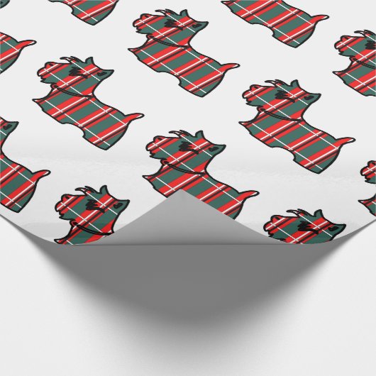 SCOTTISH TERRIER GESCHENKPAPIER (Ecke)
