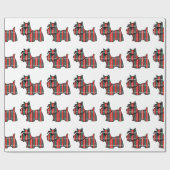 SCOTTISH TERRIER GESCHENKPAPIER (Flach)