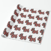 SCOTTISH TERRIER GESCHENKPAPIER (Ungerollt)