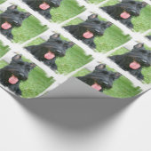 Scottish Terrier Geschenkpapier (Ecke)