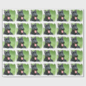 Scottish Terrier Geschenkpapier (Flach)