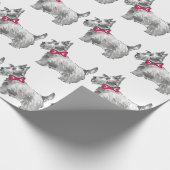 Scottish Terrier Geschenkpapier (Ecke)