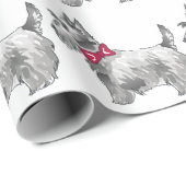 Scottish Terrier Geschenkpapier (Rolleneckpunkt)