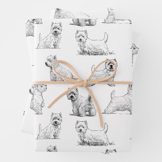 Scottish Terrier Geschenkpapier Set (Beispiel)