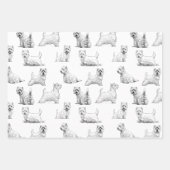 Scottish Terrier Geschenkpapier Set (Vorderseite)