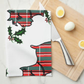 SCOTTISH TERRIER GESCHIRRTUCH (Viertel Falte)