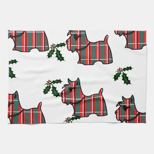 SCOTTISH TERRIER GESCHIRRTUCH (Horizontal)