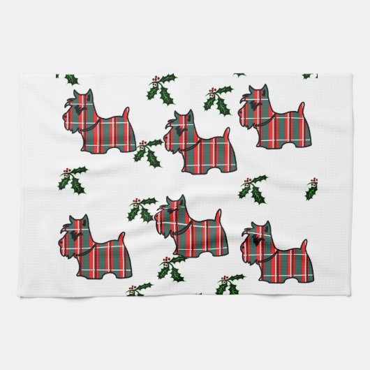 SCOTTISH TERRIER GESCHIRRTUCH (Horizontal)