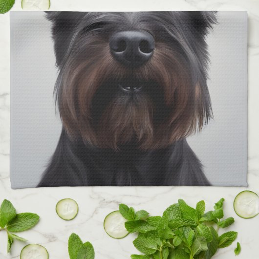 Scottish Terrier Geschirrtuch (Gefaltet)