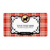 Scottish Terrier Gift Labels (Vorne)