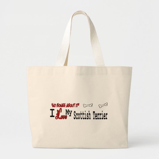 Scottish Terrier Gifts Jumbo Stoffbeutel (Vorne)