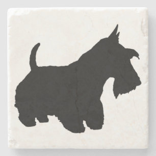 Scottish Terrier gifts, Scottie Dog, Steinuntersetzer