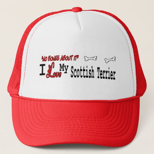 Scottish Terrier Gifts Truckerkappe (Vorderseite)