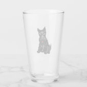 Scottish Terrier Glas (Rückseite)