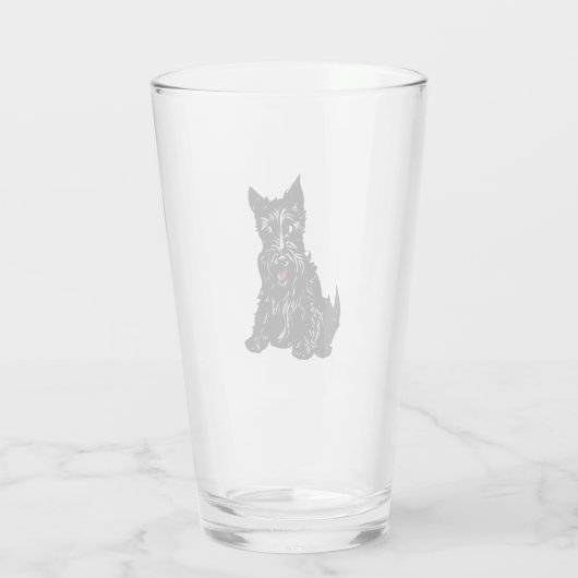Scottish Terrier Glas (Rückseite)