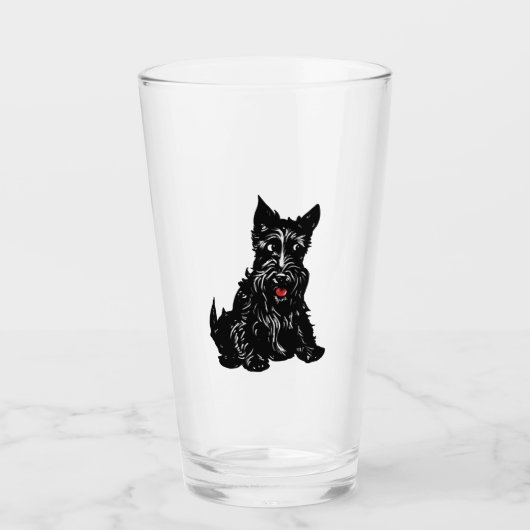 Scottish Terrier Glas (Vorderseite)