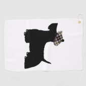 Scottish Terrier Golfhandtuch (Horizontal)