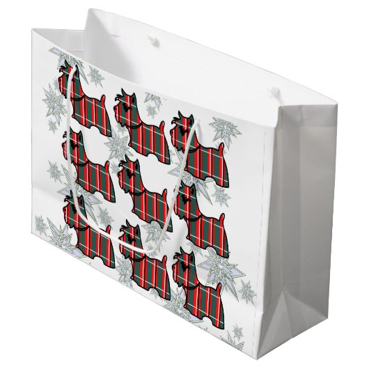 SCOTTISH TERRIER GROßE GESCHENKTÜTE (Vorderseite Schrägansicht)