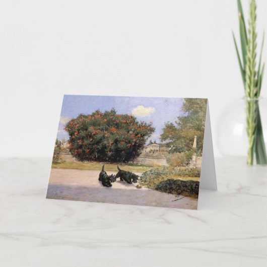 Scottish Terrier Grußkarte Karte (Vorderseite)