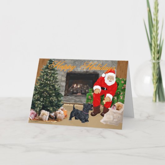 Scottish Terrier Grußkarte Karte (Vorderseite)