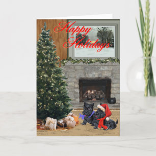 Scottish Terrier Grußkarte Karte