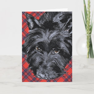Scottish Terrier Grußkarte Karte