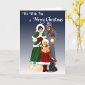 Scottish Terrier Grußkarte Karte (Gelbe Blume)