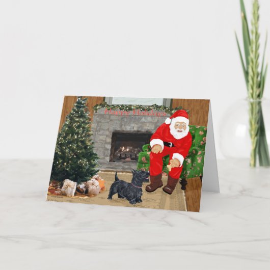 Scottish Terrier Grußkarte Karte (Vorderseite)