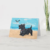 Scottish Terrier Grußkarte Karte (Vorderseite)