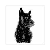 Scottish Terrier Gummistempel (Prägung)