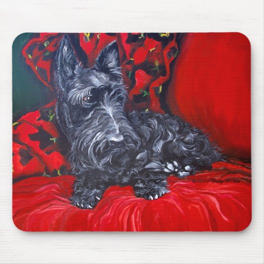 Scottish Terrier Haggis Mousepad (Vorne)