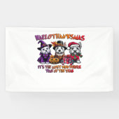 Scottish Terrier Halloween Erntedank Weihnachten Banner (Horizontal)