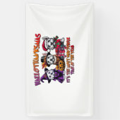 Scottish Terrier Halloween Erntedank Weihnachten Banner (Vertikal)