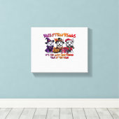 Scottish Terrier Halloween Erntedank Weihnachten Leinwanddruck (Insitu (Holzboden))