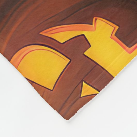 Scottish Terrier Halloween Spooky Fleecedecke (Ecke)