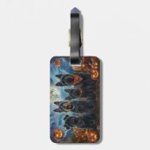 Scottish Terrier Halloween Spooky Gepäckanhänger (Rückseite vertikal)