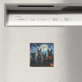 Scottish Terrier Halloween Spooky Magnet (In Situ (Geschirrspüler))