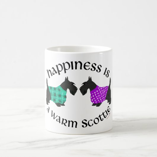 Scottish Terrier Happiness Kaffeetasse (Mittel)