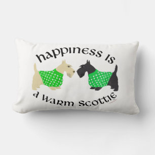 Scottish Terrier Happiness Pillow Lendenkissen