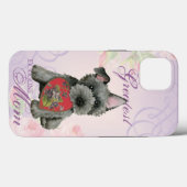 Scottish Terrier Heart Mama Case-Mate iPhone Hülle (Rückseite (Horizontal))