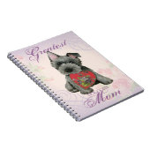 Scottish Terrier Heart Mama Notebook Notizblock (Rechte Seite)