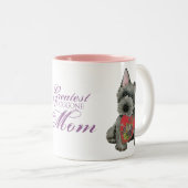 Scottish Terrier Heart Mama Zwei-Tone-Kaffee-Tasse Zweifarbige Tasse (VorderseiteRechts)