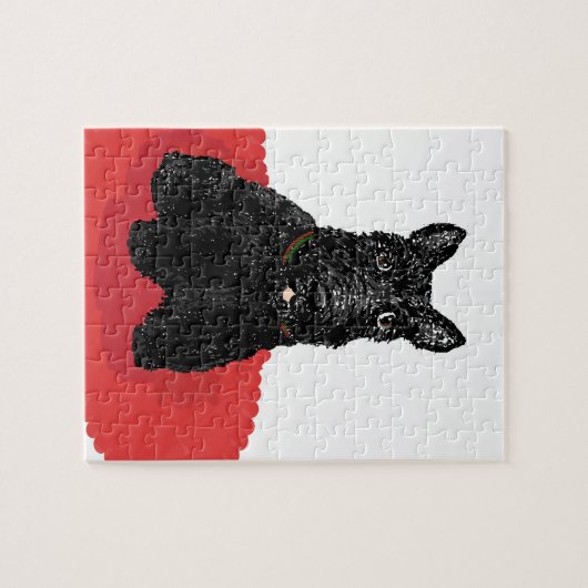 Scottish-Terrier-Hund Puzzle (Horizontal)