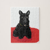 Scottish-Terrier-Hund Puzzle (Vertikal)