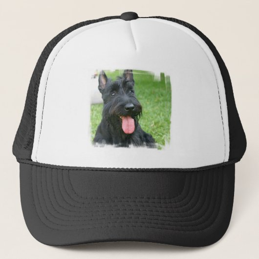 Scottish-Terrier-HundeBaseball-Mütze Truckerkappe (Vorderseite)