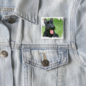 Scottish-Terrier-Hundeknopf Button (Beispiel)