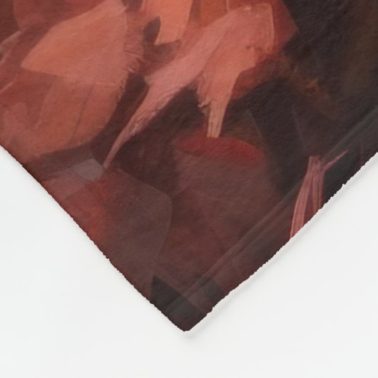 Scottish Terrier im Herbst Leaves Fall Inspiriert Fleecedecke (Ecke)