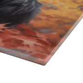 Scottish Terrier im Herbst Leaves Fall Inspiriert Schneidebrett (Ecke)